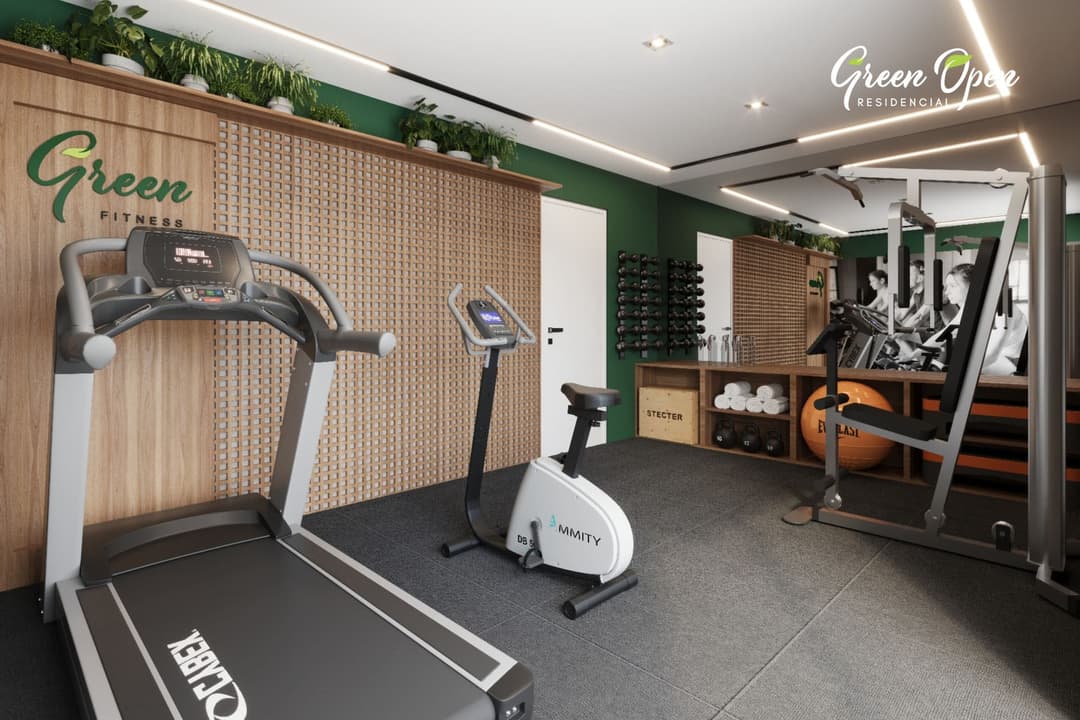 Lazer: Espaço fitness