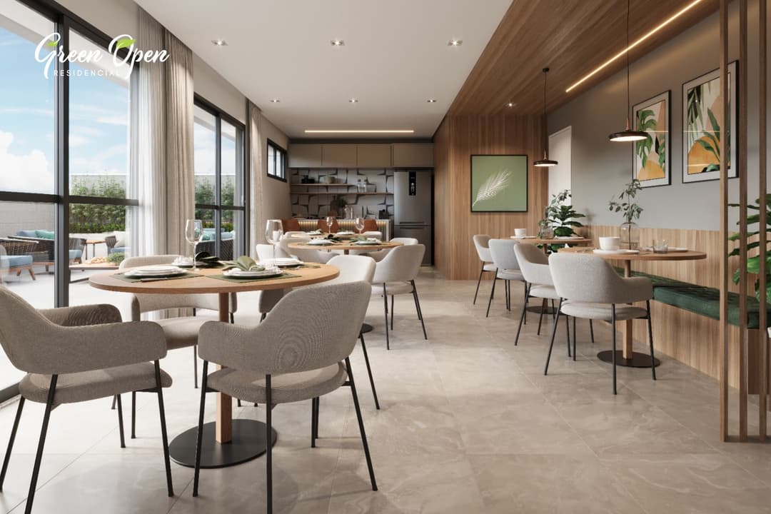 Lazer: Espaço gourmet com terraço