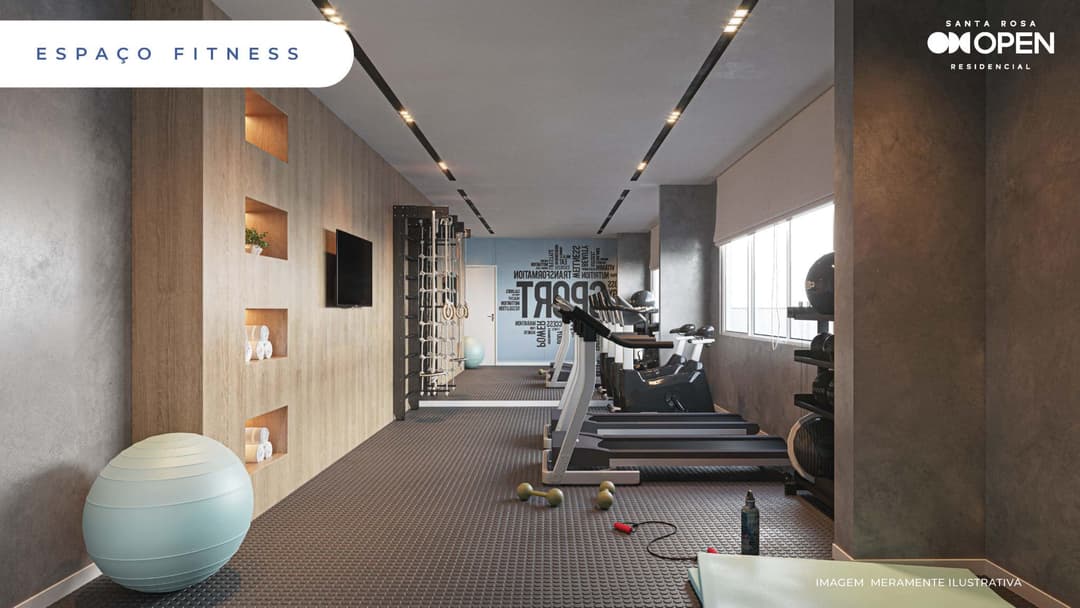 Lazer: Espaço fitness Lazer: Espaço fitness