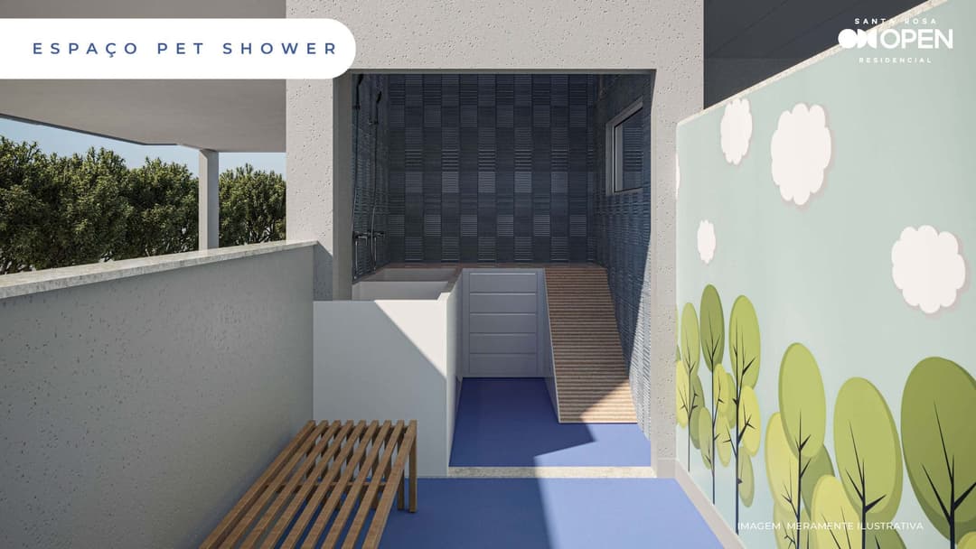 Lazer: Espaço pet shower Lazer: Espaço pet shower